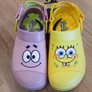 (New) Sponge Bob & Patrick Clogs (M8/W10)